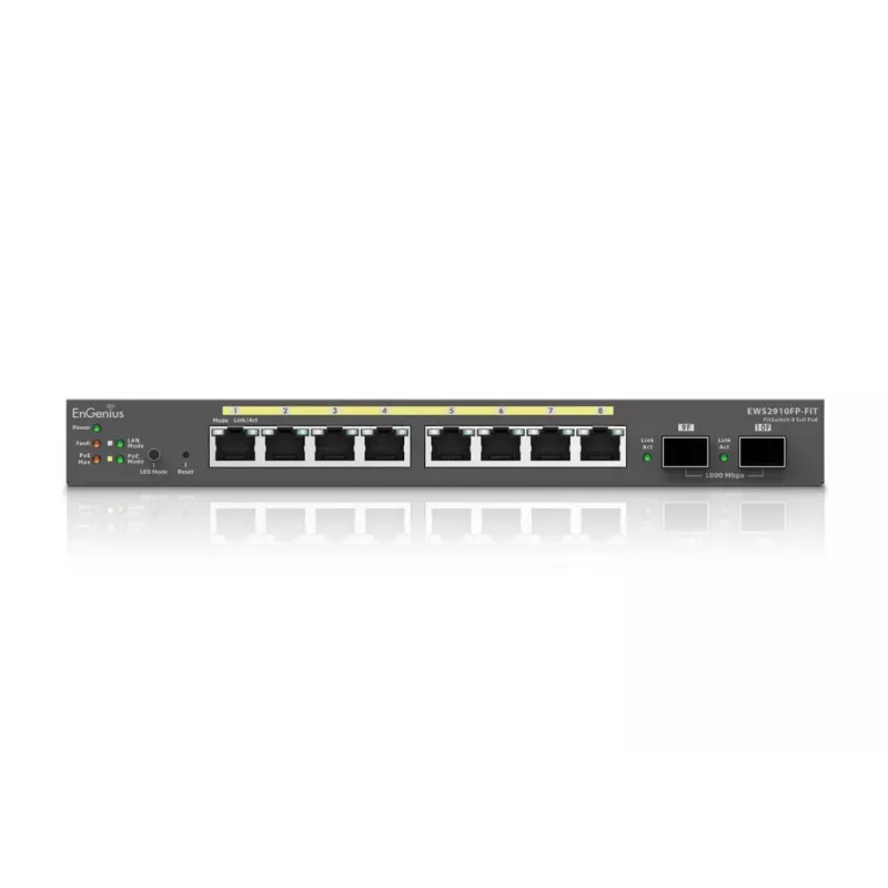Hallittava kytkin EnGenius FitSwitch 8 Full PoE 8 porttia Gigabit Ethernet