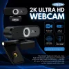 Origin Storage USB-verkkokamera 2K Full HD, 5 MP, 2592 x 1944 pikseliä, 2K Ultra HD, 60 fps, 10x, USB 2.0