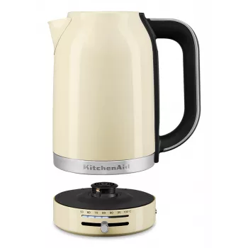 KitchenAid 5KEK1701EAC vedenkeitin 1,7 L 2400 W musta, kerma, ruostumaton teräs