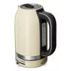 KitchenAid 5KEK1701EAC vedenkeitin 1,7 L 2400 W musta, kerma, ruostumaton teräs