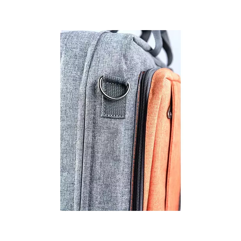 MODECOM RENO -messengerlaukku 15,6 tuuman (39,6 cm) kannettaville, nylon, harmaa/oranssi