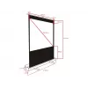 Multibrackets M 16:9 kannettava projektiovalkokangas 200x112, 90