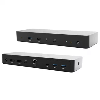 i-tec Thunderbolt 4 Intelligent Dual Display -telakointiasema + Power Delivery 90 W
