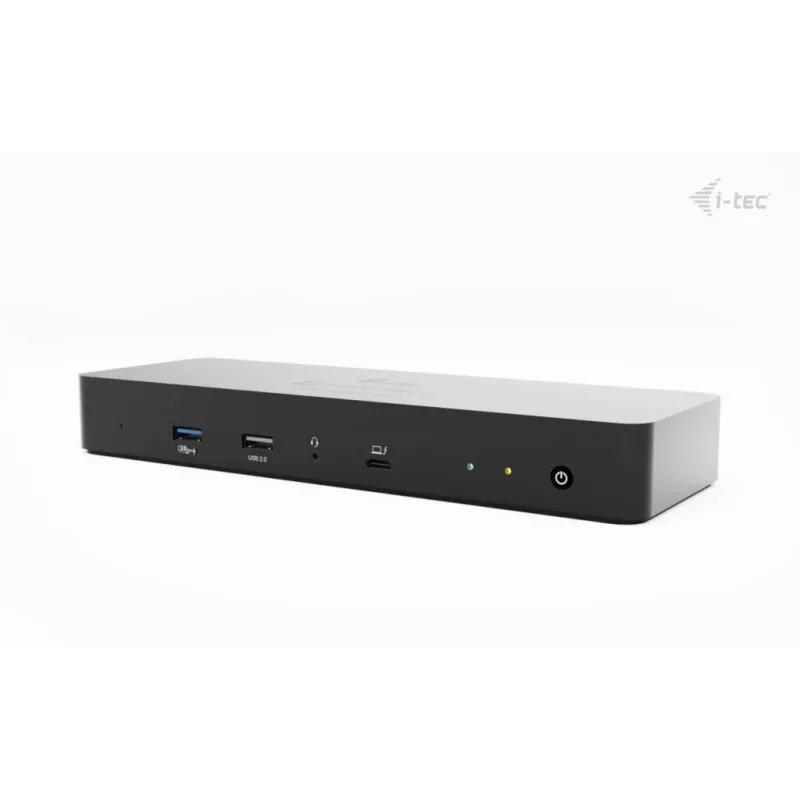 i-tec Thunderbolt 4 Intelligent Dual Display -telakointiasema + Power Delivery 90 W