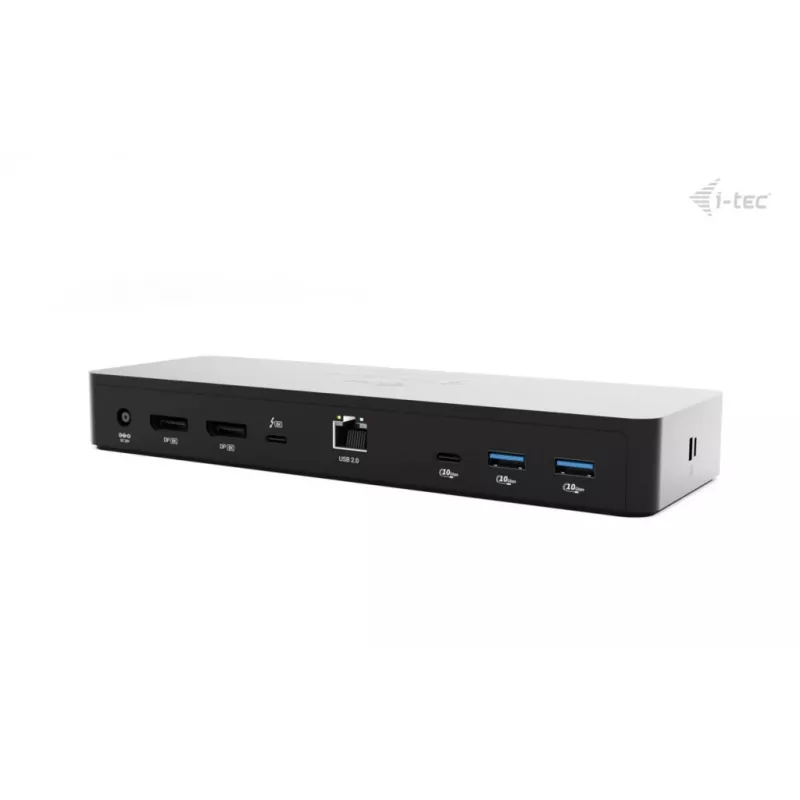 i-tec Thunderbolt 4 Intelligent Dual Display -telakointiasema + Power Delivery 90 W
