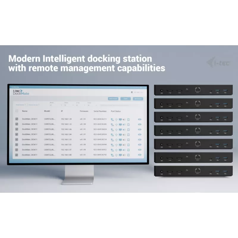 i-tec Thunderbolt 4 Intelligent Dual Display -telakointiasema + Power Delivery 90 W