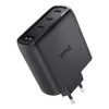 TRUST Maxo 65W AC-pikalaturi sisäkäyttöön, 3× USB-C, max. 20V, 2 m kaapeli, musta