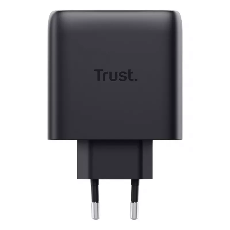 TRUST Maxo 65W AC-pikalaturi sisäkäyttöön, 3× USB-C, max. 20V, 2 m kaapeli, musta