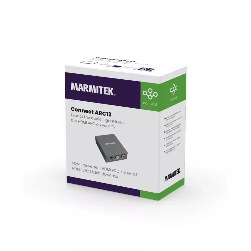 Marmitek Connect ARC13 – HDMI-äänierotin – ARC – CEC