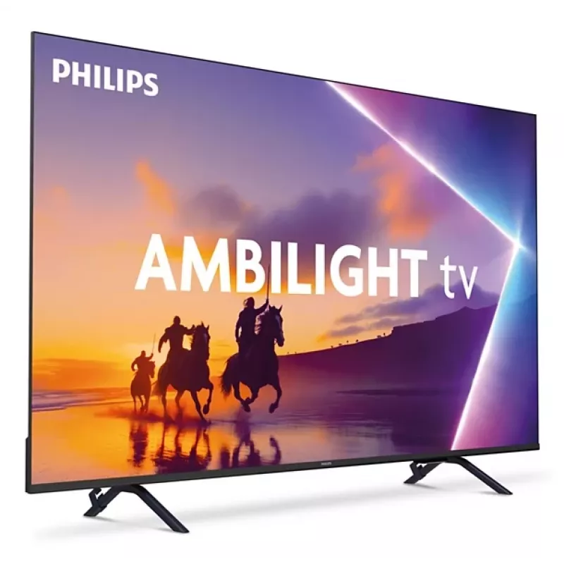 Philips Ambilight 43PUS8400/12 -televisio, 43 tuumaa (109,2 cm), QLED 4K Ultra HD -älytelevisio, Wi-Fi, musta