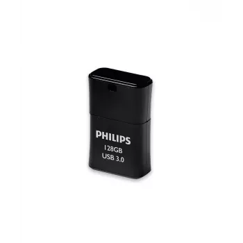 Philips Pico -USB-muistitikku, 128 GB, USB Type-A 3.2 Gen 1 (3.1 Gen 1), musta