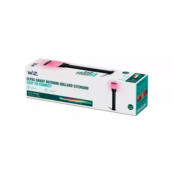 Signify WiZ Poller -älypollarivalaisin, aloituspakkaus — LED, 220–240 V, musta, 108,5 × 108,5 × 518 mm