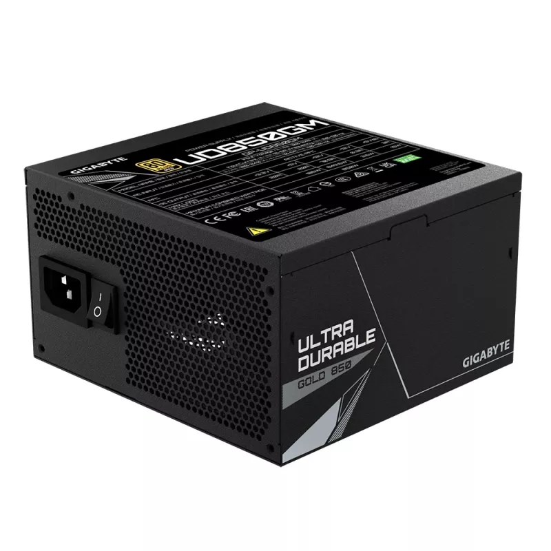 GIGABYTE UD850GM virtalähde 850 W 20+4 Pin ATX ATX musta