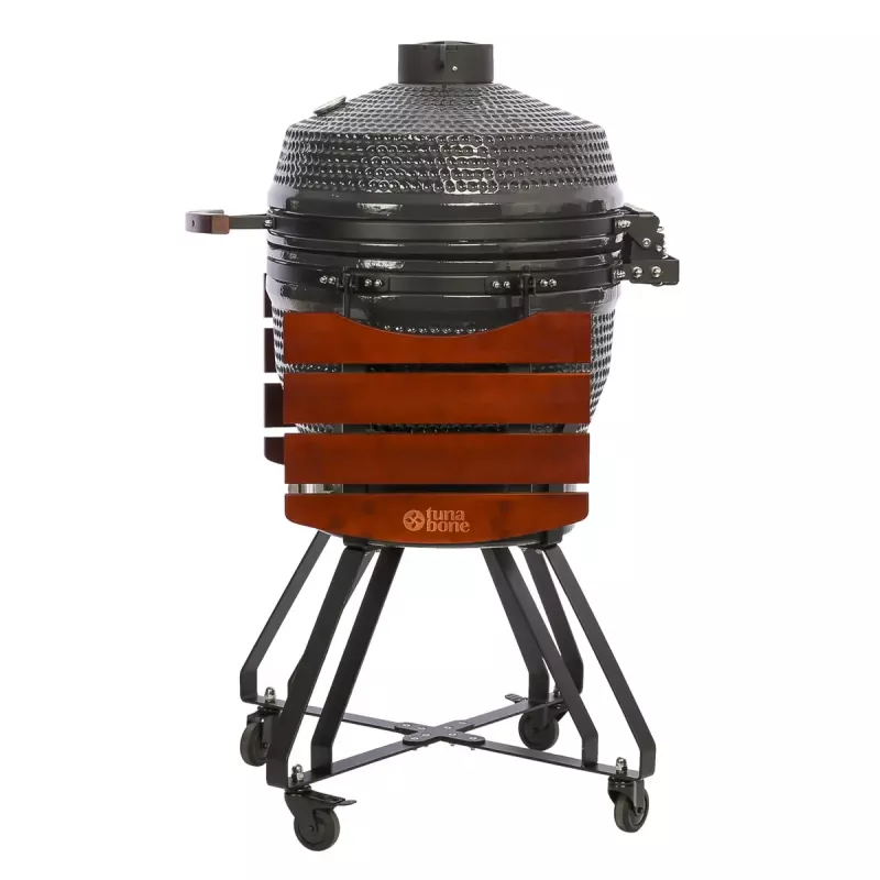 TunaBone Kamado Pro 22 tuuman grilli, koko M, tummanharmaa