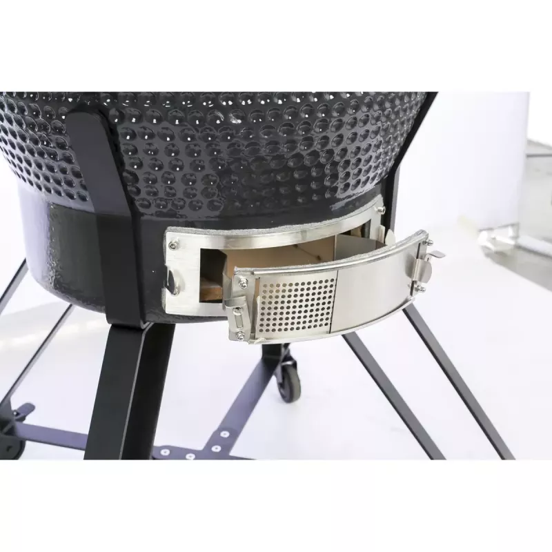 TunaBone Kamado Pro 22 tuuman grilli, koko M, tummanharmaa