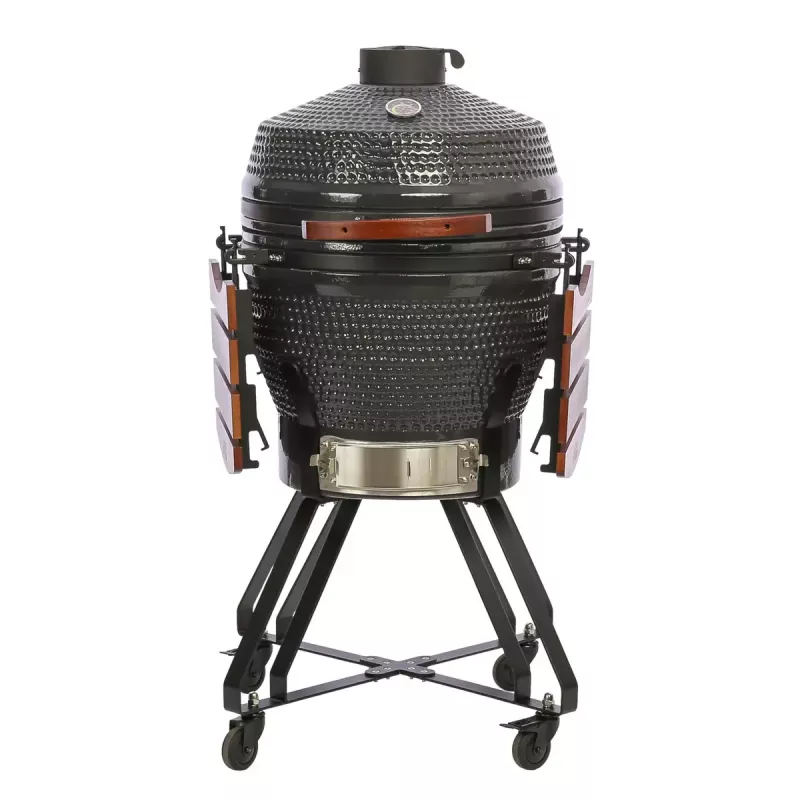 TunaBone Kamado Pro 22 tuuman grilli, koko M, tummanharmaa