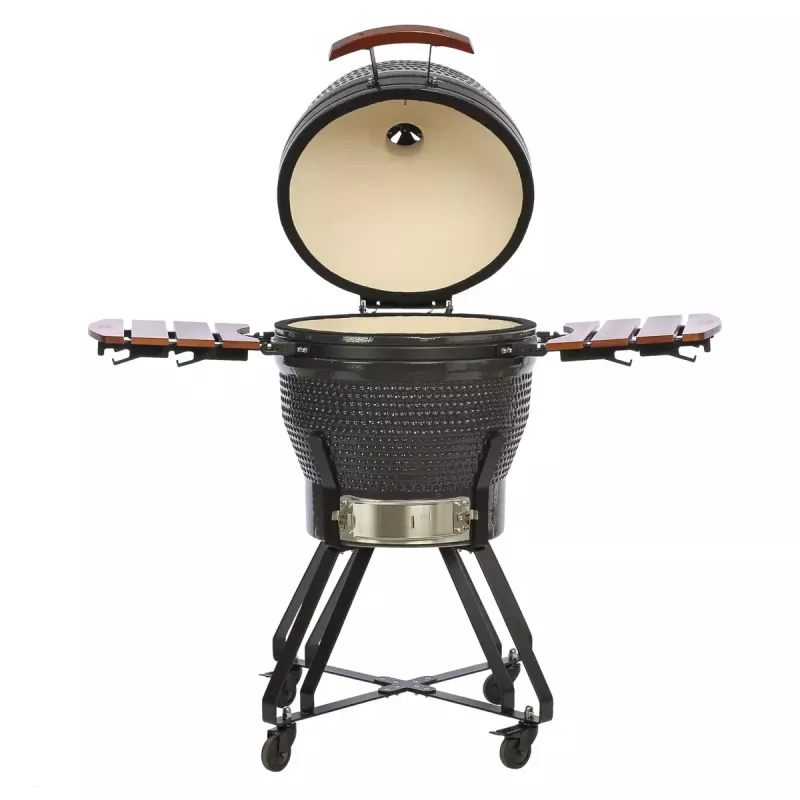 TunaBone Kamado Pro 22 tuuman grilli, koko M, tummanharmaa