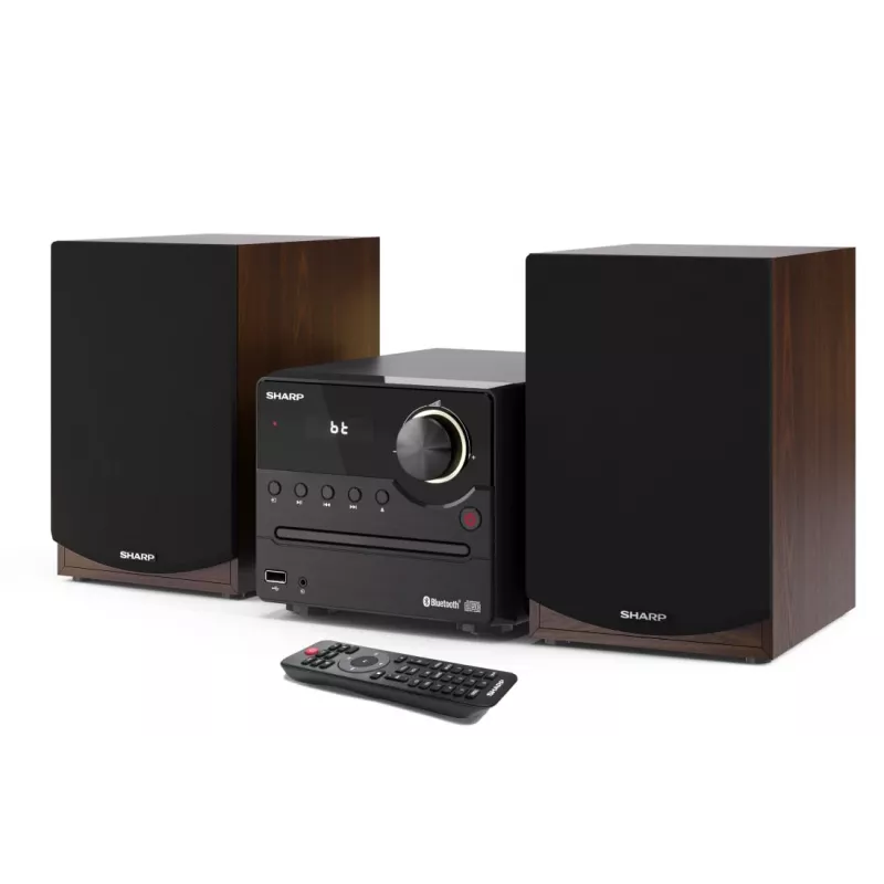 Sharp XL-B512(BR) kotiaudiosysteemi mikro-audiolaitteisto 45 W ruskea