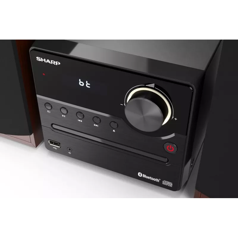 Sharp XL-B512(BR) kotiaudiosysteemi mikro-audiolaitteisto 45 W ruskea