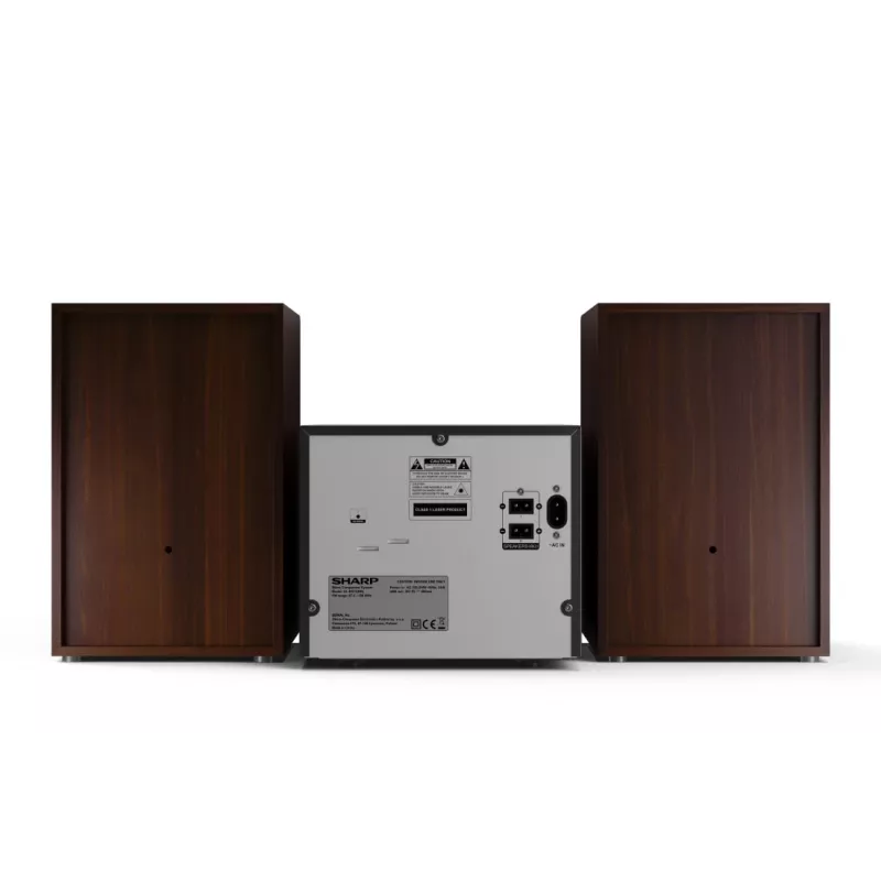 Sharp XL-B512(BR) kotiaudiosysteemi mikro-audiolaitteisto 45 W ruskea