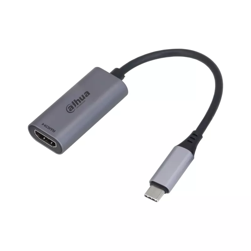 Dahua Technology USB 3.1 Type-C - HDMI -sovitin, USB Type-C, HDMI tyyppi A (standardi), uros, uros, suora, suora