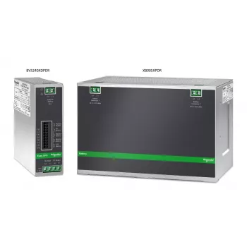 APC BVS240XDPDR 24V DC UPS – 240W, 24V, 10A, DIN-kiskoasennus, tehomoduuli ilman akkua