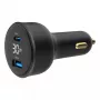 Autolaturi Gembird TA-UC-AC2PD30LCD-CAR-01, USB-C, 30 W, 12–24 V, musta