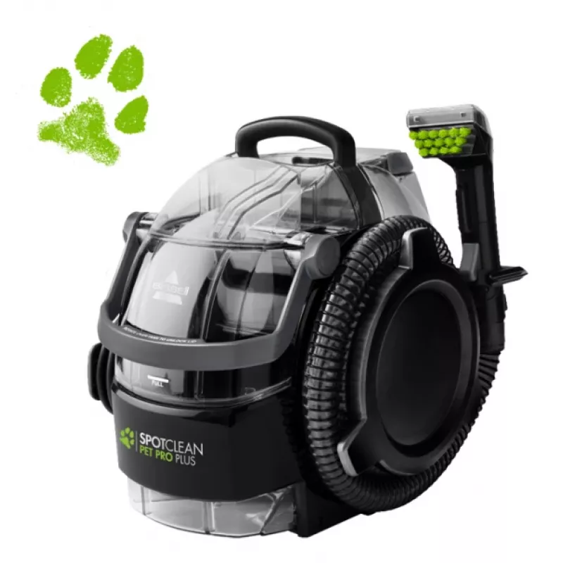 Bissell SpotClean Pet Pro Plus matonpuhdistuskone käsilaite syväpuhdistus musta, läpinäkyvä