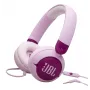 Kuulokkeet JBL Junior 320 johdolliset, on-ear, päällä pidettävät, supra-aural, 20–20000 Hz, 116,8 g, violetti