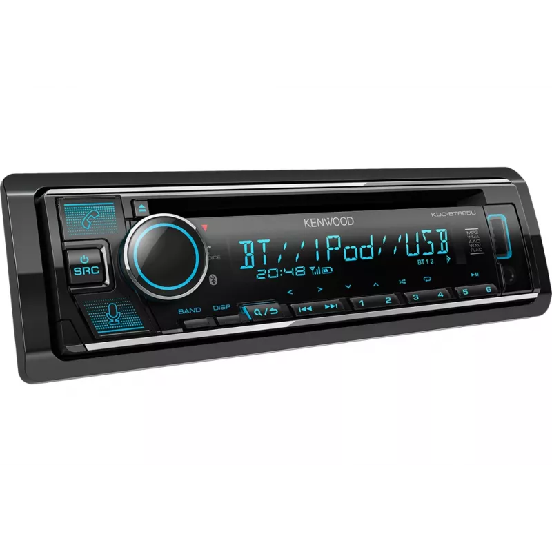Kenwood KDC-BT665U auto-medialaitteisto musta 200 W Bluetooth