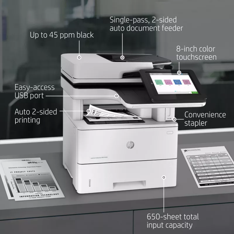 Monitoimitulostin HP LaserJet Enterprise MFP M528f laser yksiväritulostus