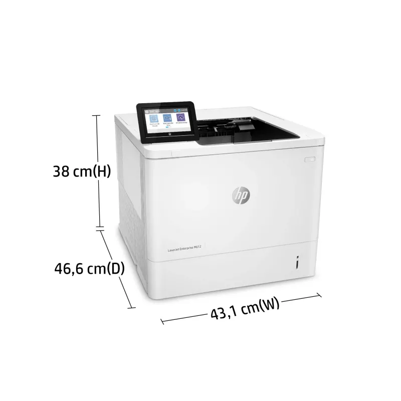 Tulostin HP LaserJet Enterprise M612dn laser valkoinen