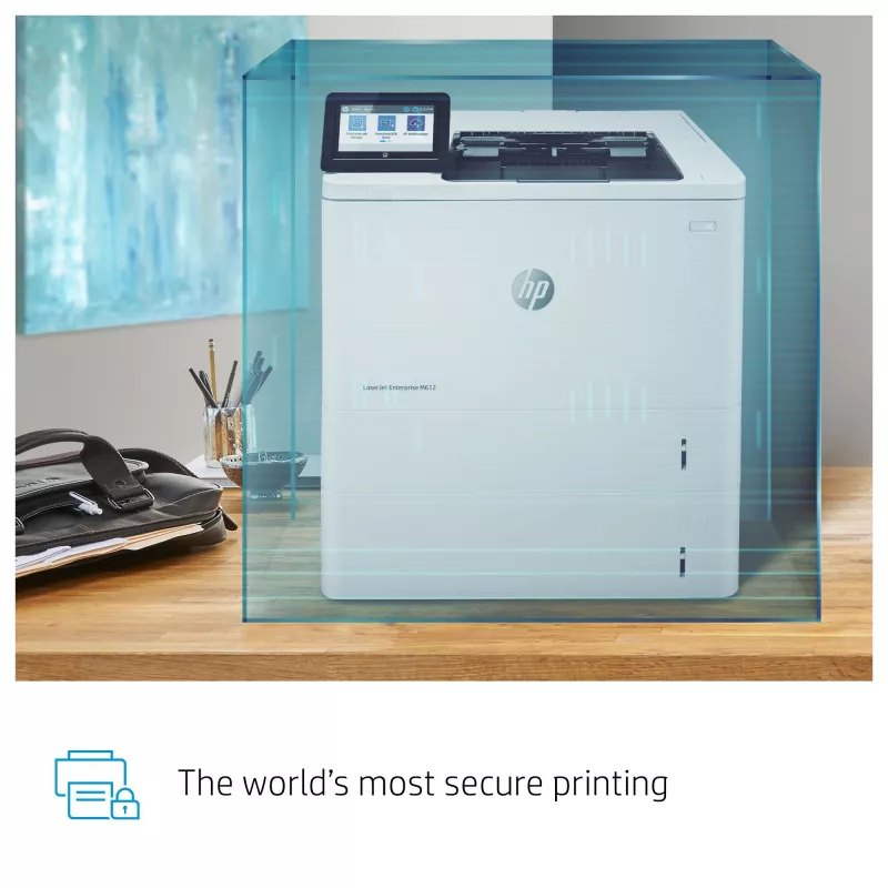 Tulostin HP LaserJet Enterprise M612dn laser valkoinen