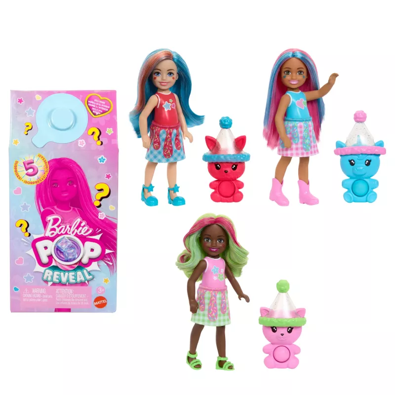 Muotinukke Mattel Barbie Pop Reveal JCN90 monivärinen