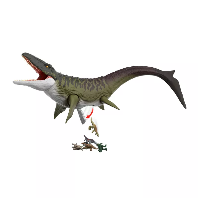 Jurassic World Rebirth Super Colossal Mosasaurus -toimintahahmo, dinosaurusten lelu