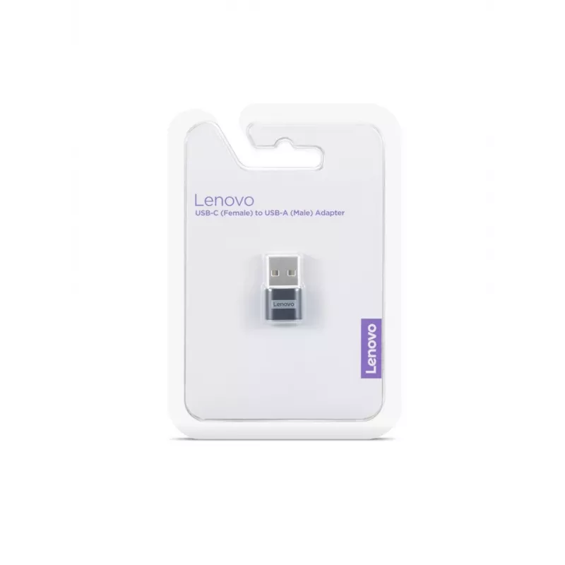 Lenovo 4X91C99226 kaapeliadapteri USB-C USB-A musta
