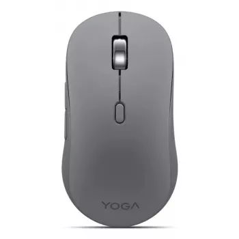 Lenovo Yoga GY51S61919 hiljainen langaton hiiri, Bluetooth, optinen 4000 DPI, 8 painiketta, molempikätinen, Luna-harmaa