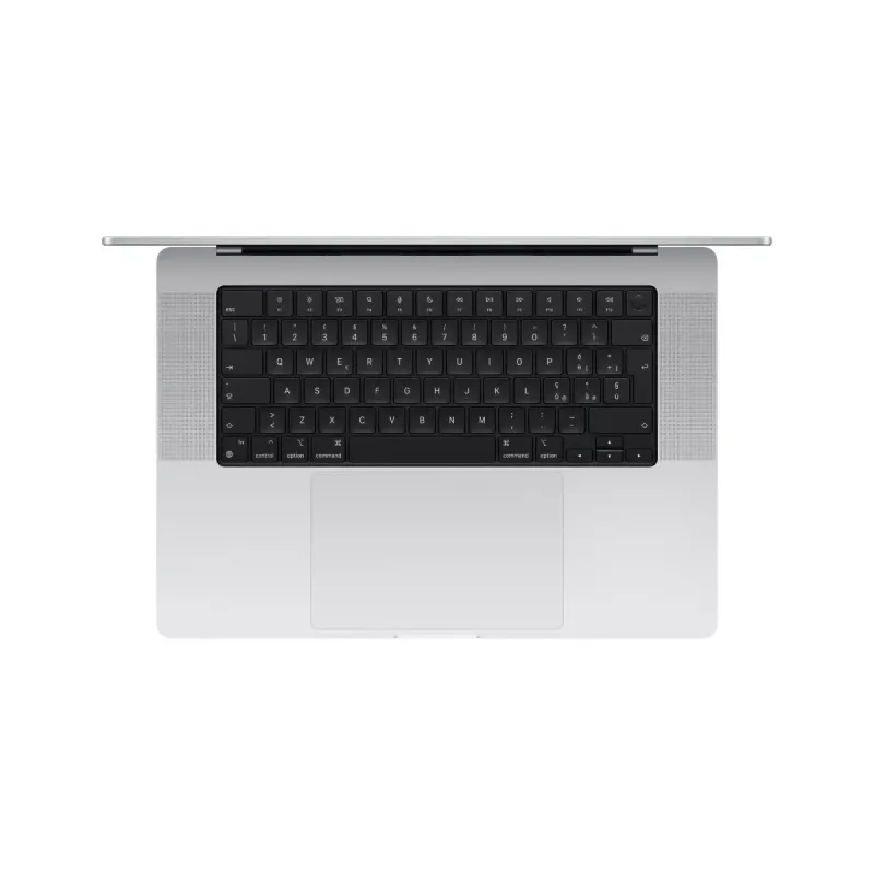 Apple MacBook Pro 16 inch M5 Max kannettava tietokone — 18‑ytiminen CPU, 40‑ytiminen GPU, 48 GB RAM, 2 TB SSD, hopea