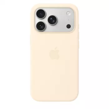 Silikonikotelo MagSafe-yhteensopiva Apple iPhone 17 Pro – vanilja, sopii 16 cm (6,3