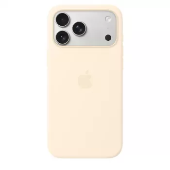 Silikonikotelo MagSafe-yhteensopiva Apple iPhone 17 Pro Max – vanilja, sopii 17,5 cm (6,9