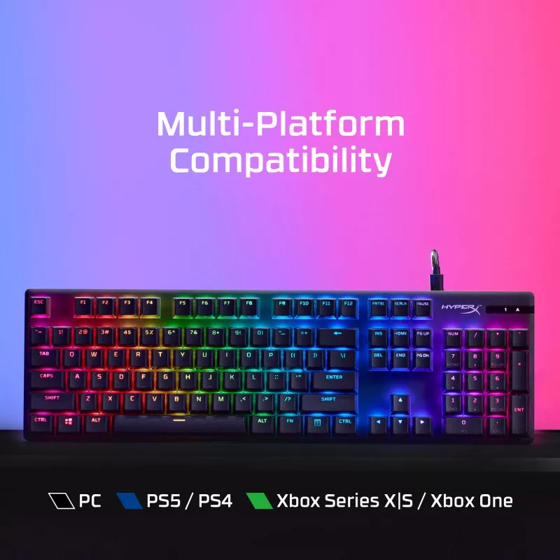 HyperX Alloy Origins PBT HX Blue – mekaaninen pelinäppäimistö