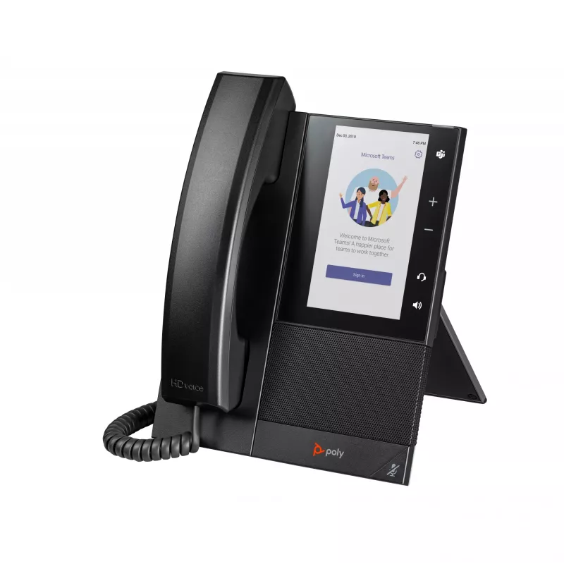 HP Poly CCX 505 yritysmedi puhelin Microsoft Teamsille ja PoE-tuki