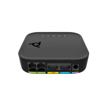 Voice-port-sovitin POLY ATA 402 2FXS VoIP-sovitin Open SIP, G.711/OPUS, tasavirta, 100–240 V AC tulo
