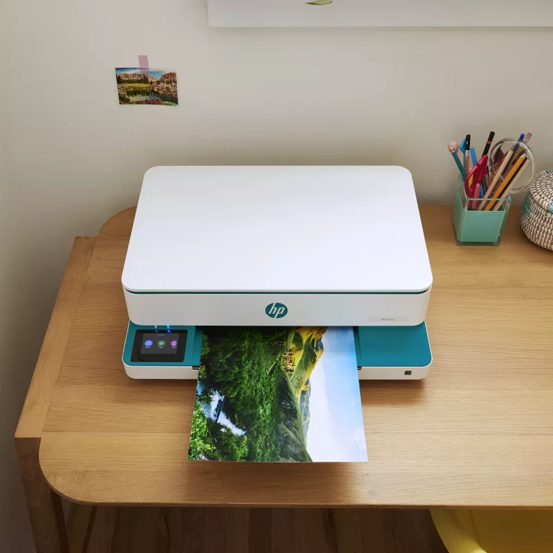 HP ENVY 6122e langaton monitoimi väritulostin, Instant Ink; valokuvatulostus