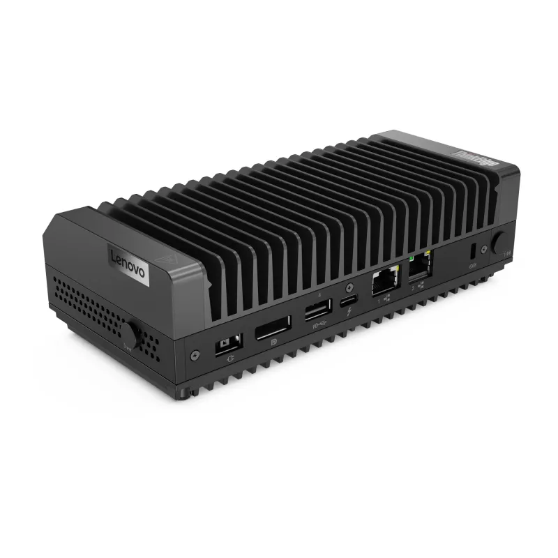 Lenovo ThinkEdge SE30 Intel® Core™ i5 i5-1145GRE 16 GB DDR4-SDRAM 512 GB SSD Windows 11 IoT Enterprise mini-PC musta