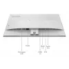Lenovo L27-45 tietokonemonitori 68,6 cm (27 inch) 1920 x 1080 pikseliä Full HD LED harmaa