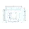 ProDVX FM-10S — musta monitoriteline, 270×188×27,4 mm, 0,67 kg, 1 kpl