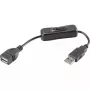 USB-kaapeli Renkforce RF-3322982 0,25 m USB A musta