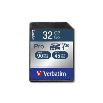 Flash-muisti Verbatim Pro 32 GB SDHC UHS luokka 10
