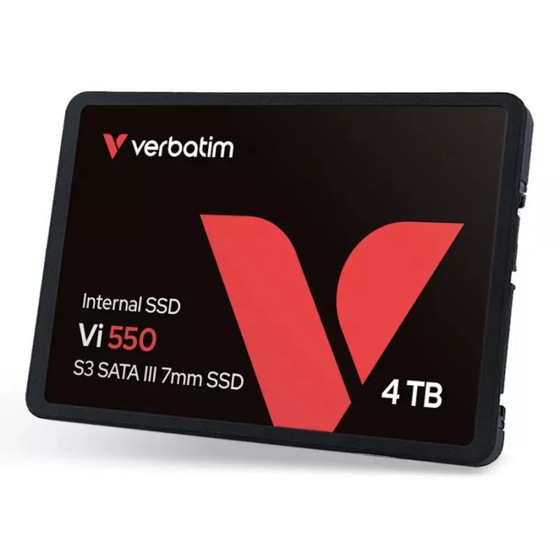 Verbatim Vi550 S3 SSD 4TB, 4 TB, 2,5 tuumaa, 510 MB/s, 6 Gbit/s